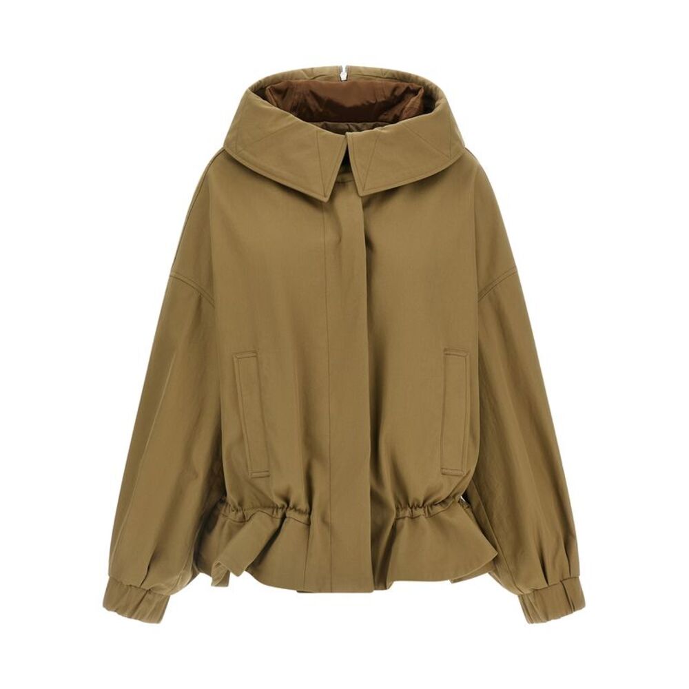 Dries Van Noten Beige Cotton Shell Women's Jacket